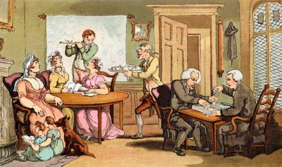 Oliver Goldsmith von Thomas Rowlandson